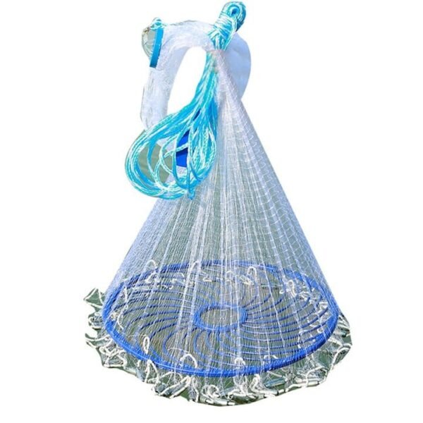 PREMIUM THAI CIRCLE NET THROWER WITH EASY-DRAW COR