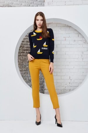 Children's knitted sailing top