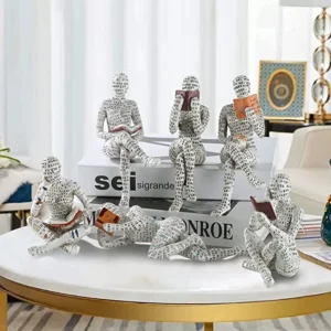 Modern Reading Woman Statue