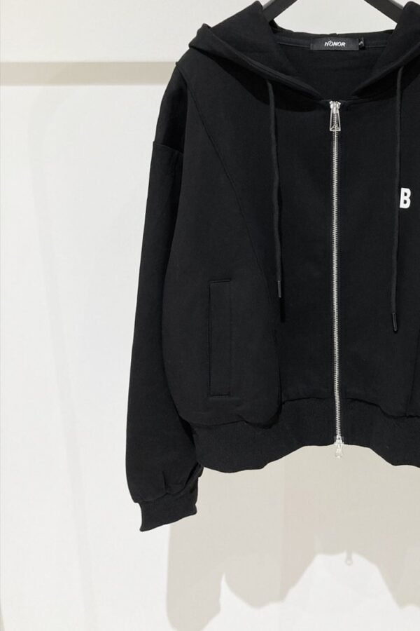 Hooded coat Casual letter