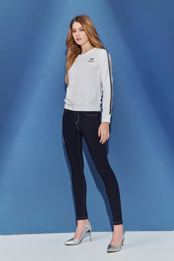 Casual blazer with side stripes