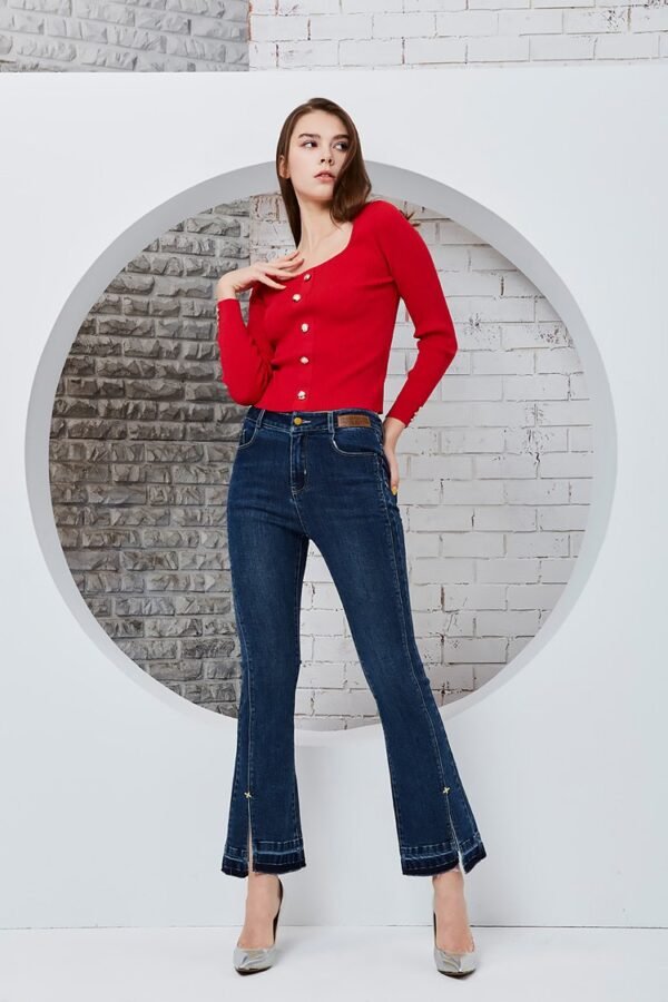 Style square neck knitted top