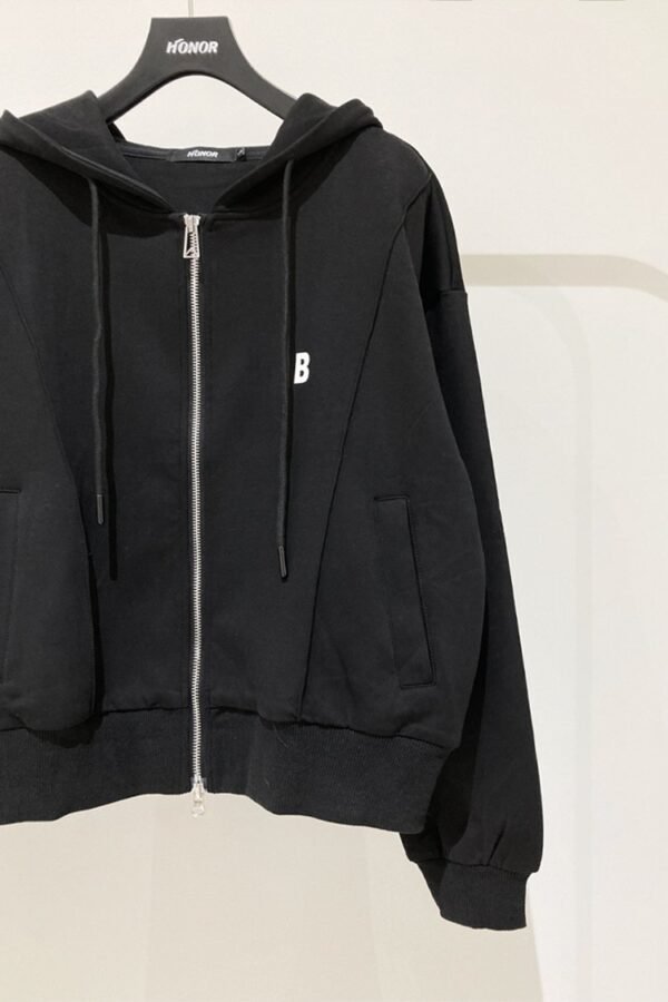 Hooded coat Casual letter