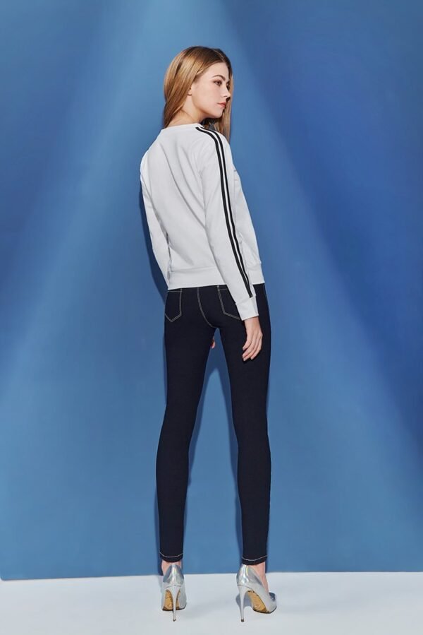 Casual blazer with side stripes