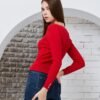 Style square neck knitted top