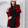 4-46.jpg Short-sleeved knit hooded coat