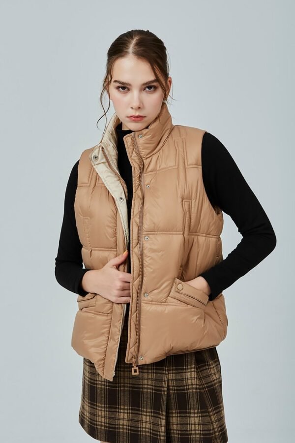 Windproof thermal vest jacket