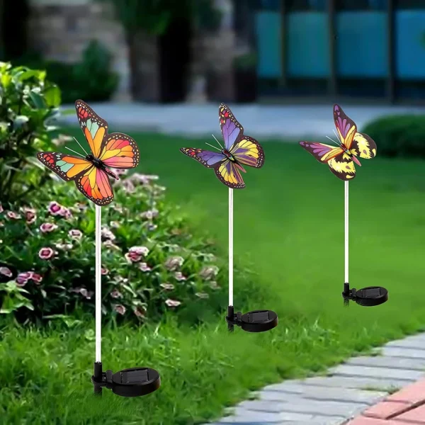 Outdoor Solar Garden Butterfly Lights Decor