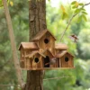 Hole Handmade Natural Bird House for Backyard/Courtyard/Patio Decor